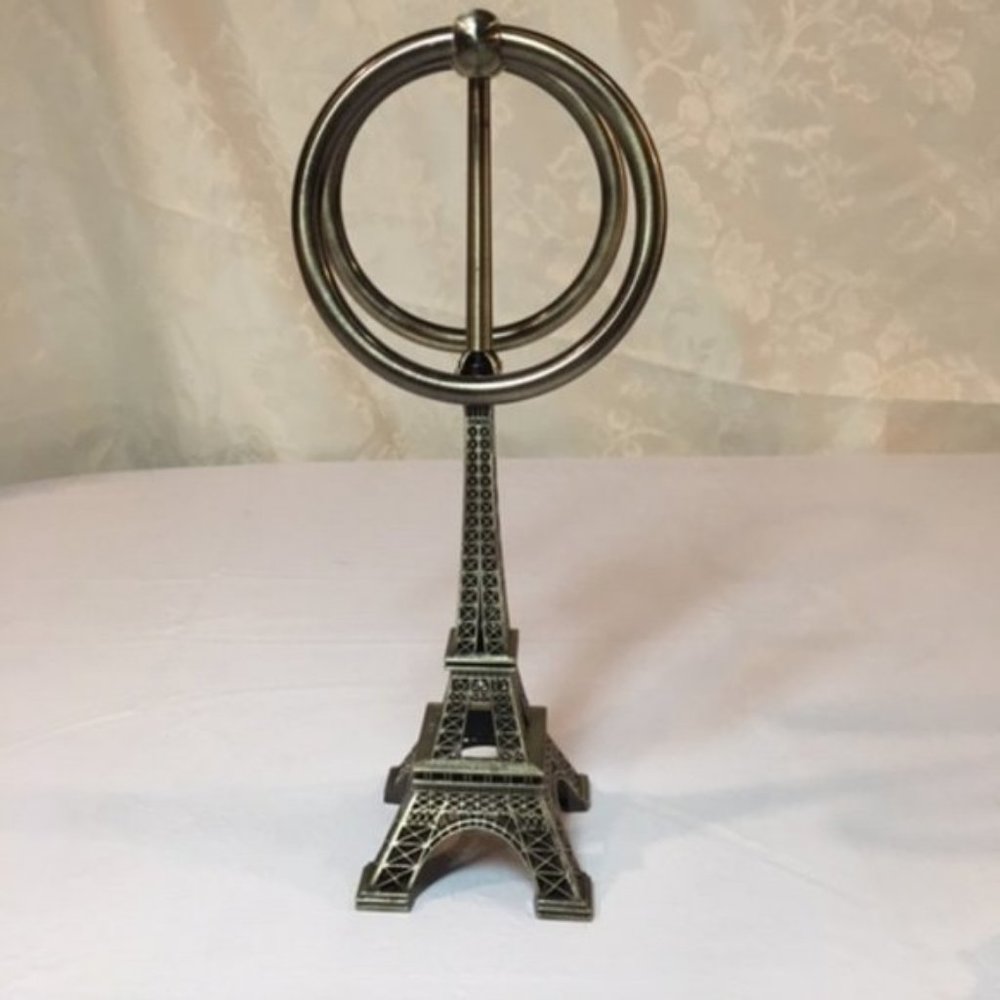 Towel Holder Vintage Eiffel Tower  12.5" Tall